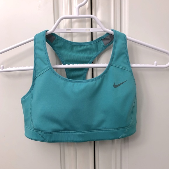 nike sports bra teal